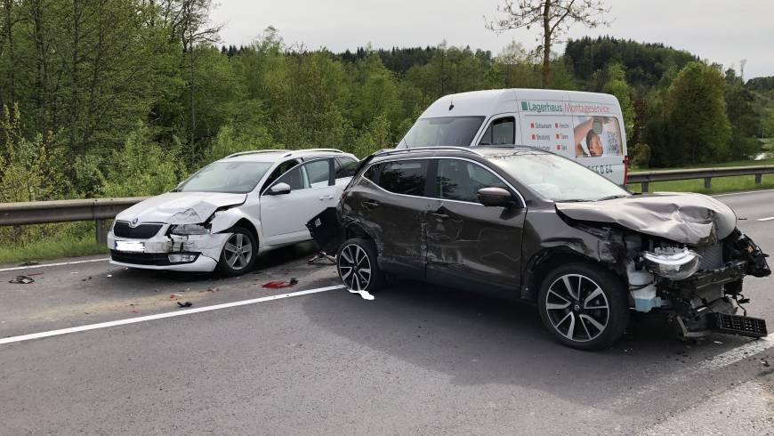 Verkehrsunfall Aufräumarbeiten (08.05.2019)