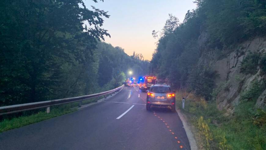 Verkehrsunfall Aufräumarbeiten (20.07.2020)