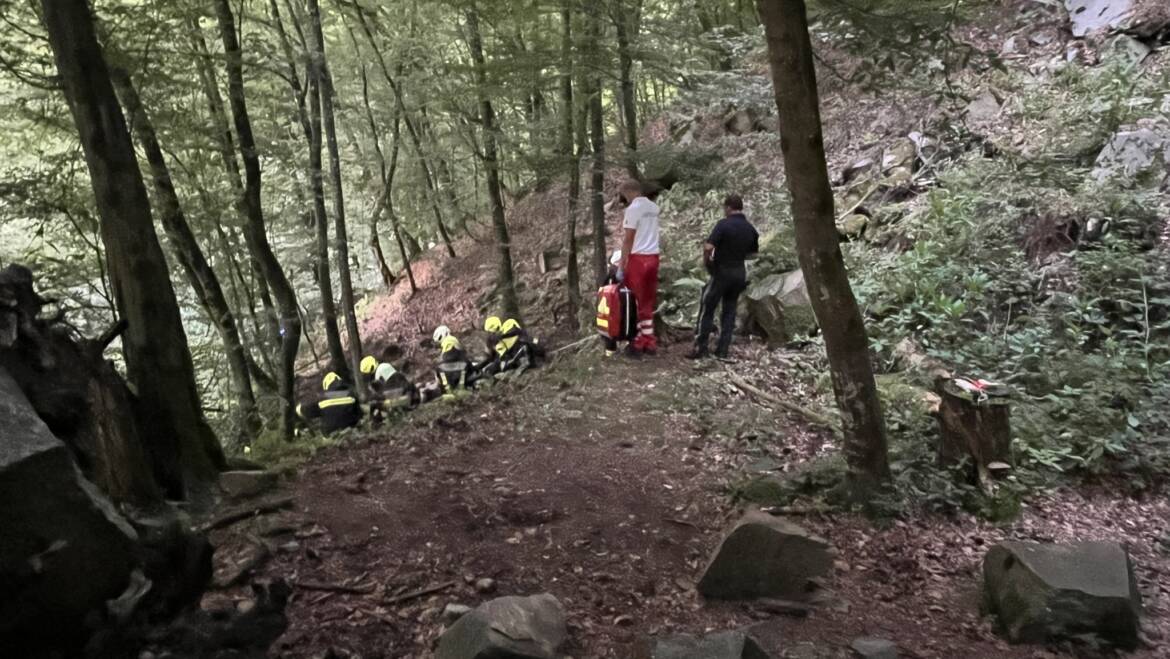 Personenrettung unwegsames Gelände (05.07.2025)