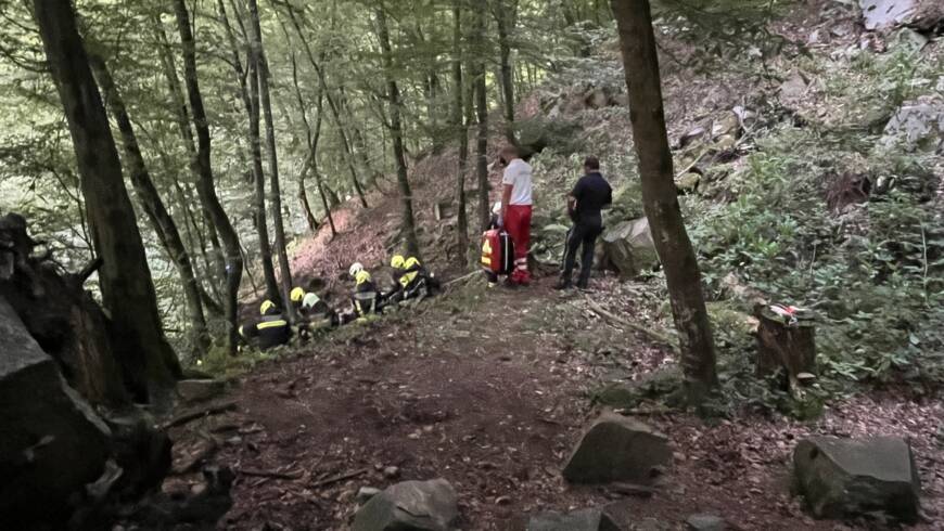 Personenrettung unwegsames Gelände (05.07.2025)